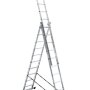 Трехсекционная Алюминиевая Лестница  Perilla 3x11