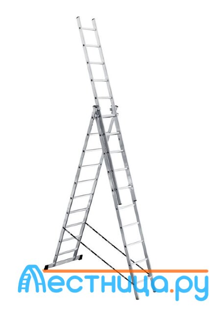 Трехсекционная Алюминиевая Лестница Perilla 3x12