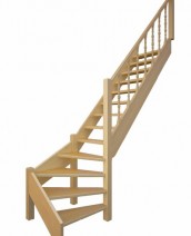 Деревянная Лестница ЛЕС-07 поворот 90°