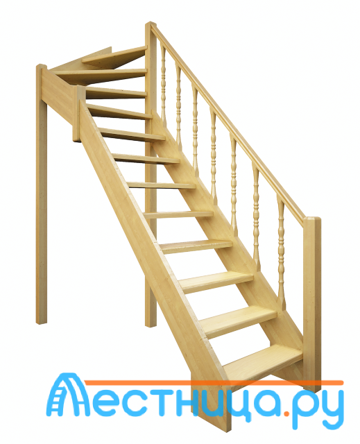 Деревянная Лестница ЛЕС-715 поворот 90°
