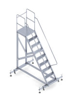 Односторонняя лестница-платформа Sarayli 9-ти ступенчатая