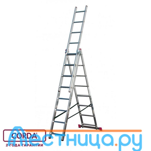 Трехсекционная Лестница Krause Corda 3x14