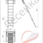 Чердачная Лестница ЧЛ-06 70х80